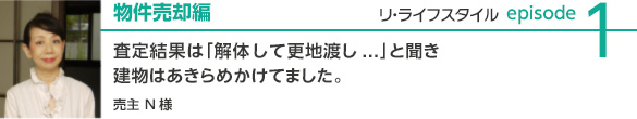 物件売却編 査定結果は「解体して更地渡し...」と聞き建物はあきらめかけてました。 売主 N様